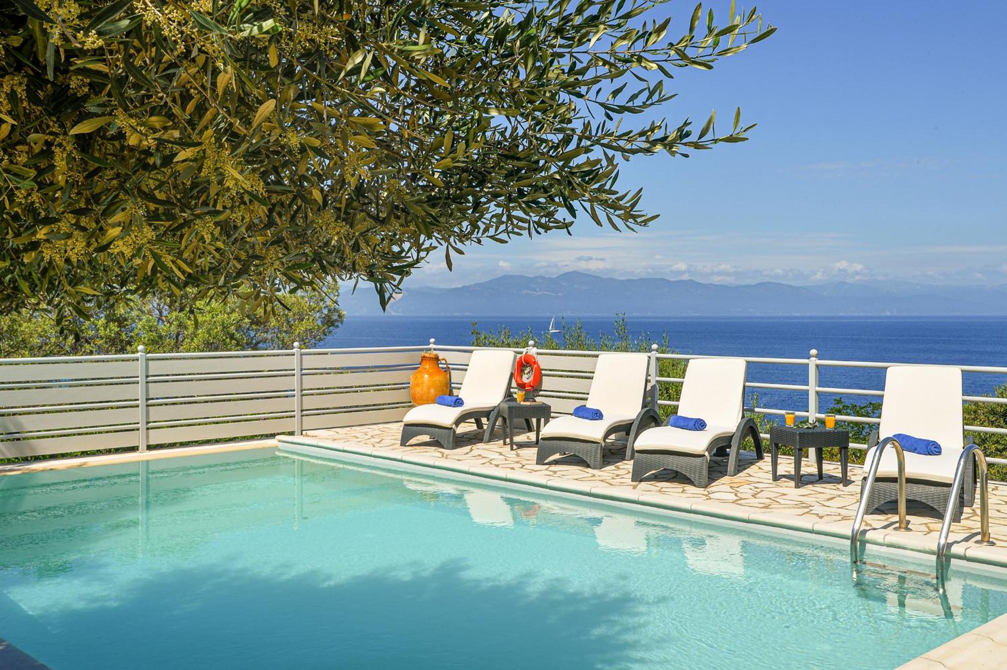 Lioniskari Seaviews - Paxoi'S Private Pool Oasis Villa Porto Ozias Eksteriør billede
